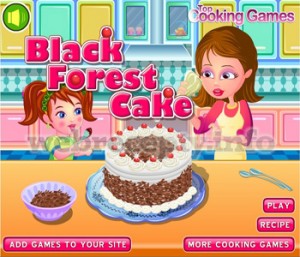 Кулинарная игра «черный шоколадный торт»