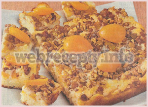 Пирог с консервированными персиками (2 рецепта)