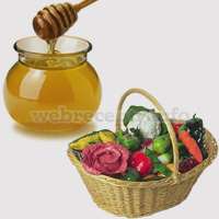 Овощи с медом